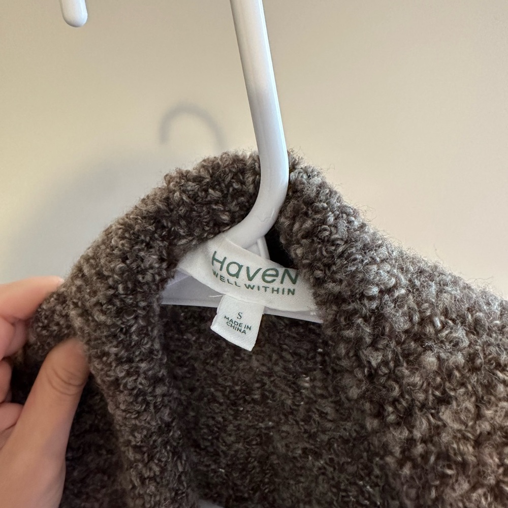 Cozy Brown Cardigan Sweater - Picture 3 of 4